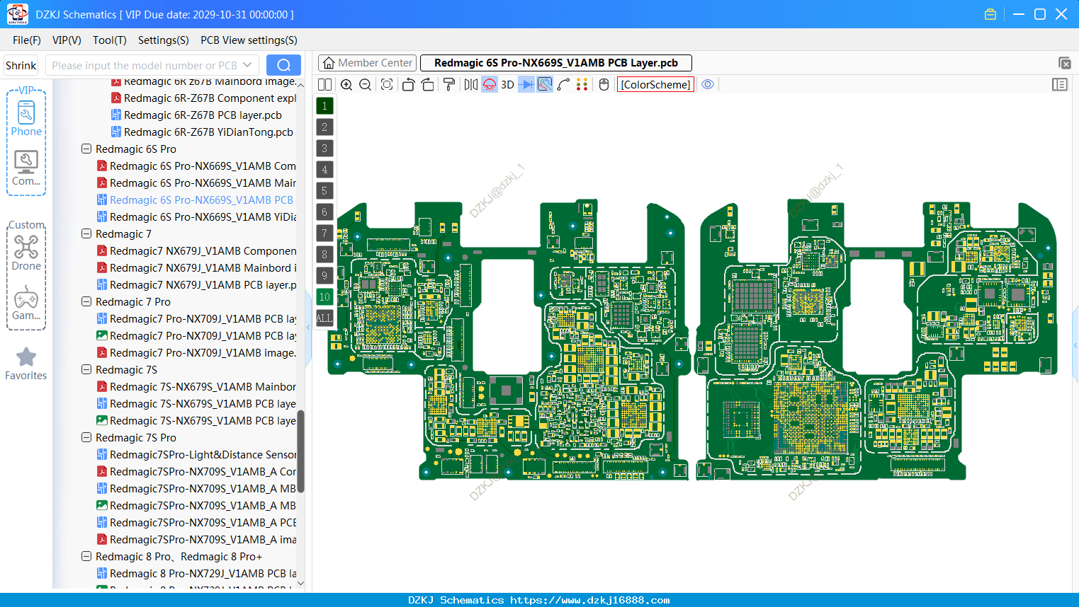 Nubia Redmagic 6S Pro-NX669S_V1AMB PCB Layer